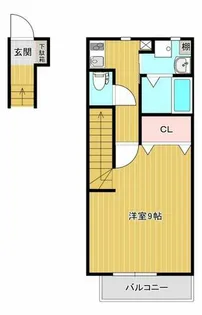 1Kの間取り画像