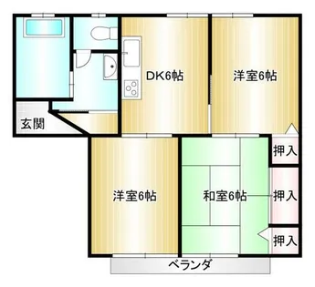 クレフィーヌ【2階】の間取り