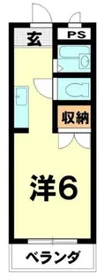 ロイヤル戸賀【203号室】の間取り