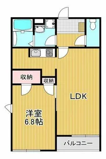 レオネクストエストⅡ【1階】の間取り