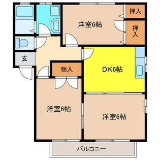 ピューラⅡ【2階】の間取り