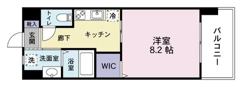 ニューアンジュ【1004号室】の間取り