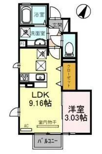 PARC MIDI【1階】の間取り