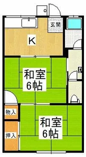 第3祐村文化【2階】の間取り