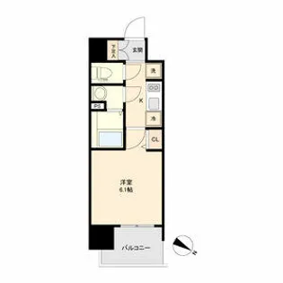 アステリ鶴舞トゥリア【0506号室】の間取り