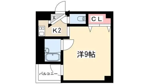 マリオン吹上【504号室】の間取り