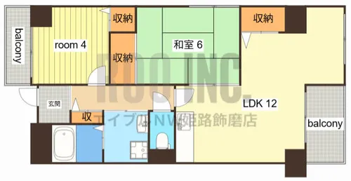 泉マンション【505号室】の間取り