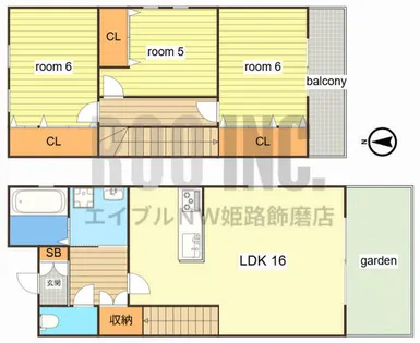 ロタス青山 A棟【A-3号室】の間取り