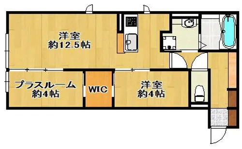 エビスアパートメント【2階】の間取り