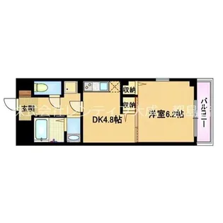 大阪府大阪市都島区都島北通1丁目【マンション】の間取り
