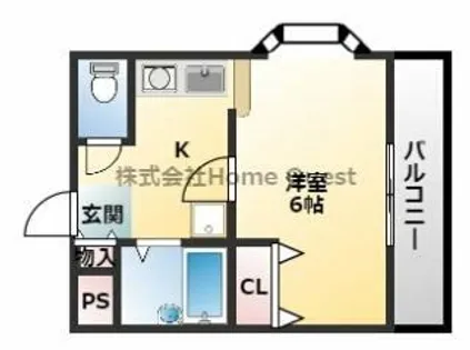 シャルムコート【1階】の間取り