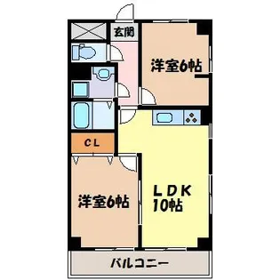 第3フクマルビル【7階】の間取り