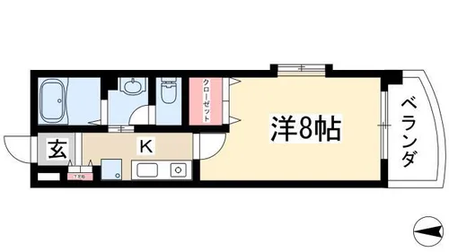 フジスター本郷マンション【204号室】の間取り