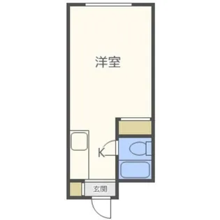 ロータスハイツ川沿【3階】の間取り