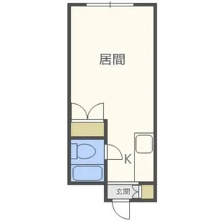 ロータスハイツ川沿【1階】の間取り