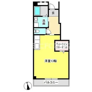 ハイステージIK【102号室】の間取り