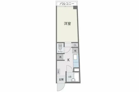 ニュー唐人コーポ【305号室】の間取り