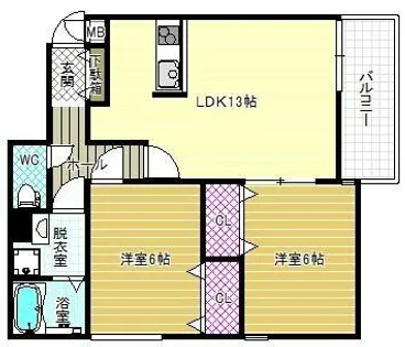 N3【1階】の間取り