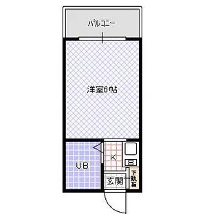 やなぎ屋マンション【202号室】の間取り