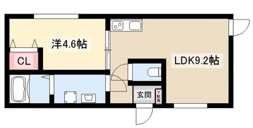 AVENIR【1階】の間取り