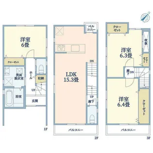京都府京都市西京区上桂御正町【一戸建】の間取り