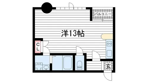 平野レジデンス【207号室】の間取り