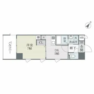 QREST博多東I【3階】の間取り