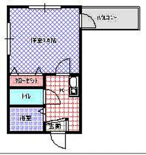 Mプラザ香里参番館【202号室】の間取り