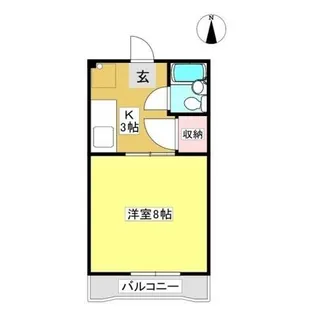 コーポラス山田【2階】の間取り