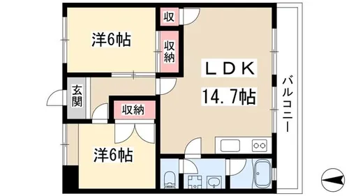 ワイズビル【3階】の間取り
