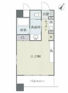 フェルト627【9階】の間取り