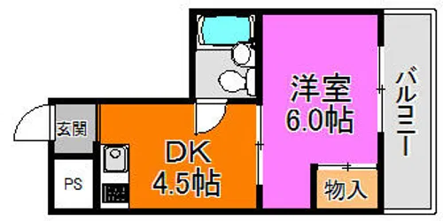 ぼくの家なかの【4階】の間取り