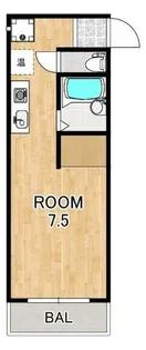 志風館【3階】の間取り