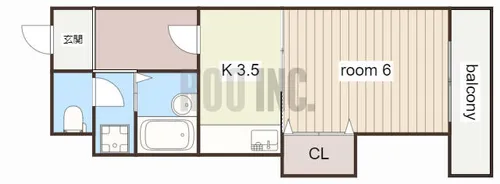 ハイツA&M【501号室】の間取り