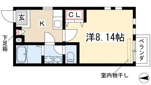 A-legato大喜【2階】の間取り