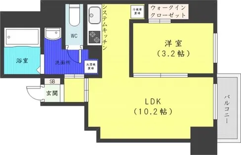 北海道札幌市中央区北四条東2丁目【マンション】の間取り