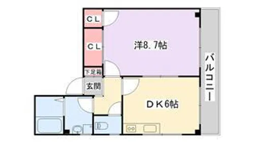 春光ハイム【201号室】の間取り