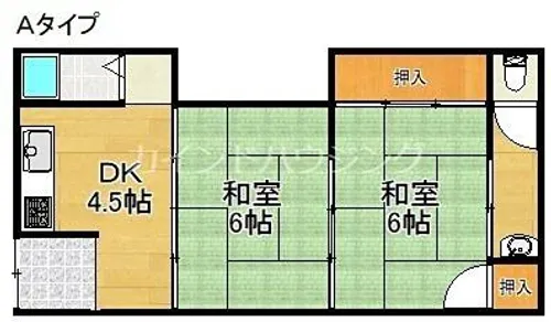 箱作アパート【1階】の間取り