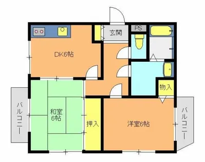 メゾン貴崎【202号室】の間取り