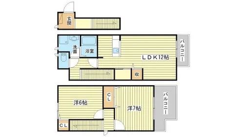 エテルナ【208号室】の間取り