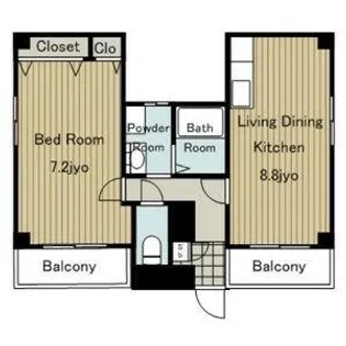 サントル大宝【5階】の間取り