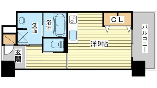 エイジングコート姫路【909号室】の間取り