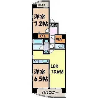 さくらHills富士見【8階】の間取り