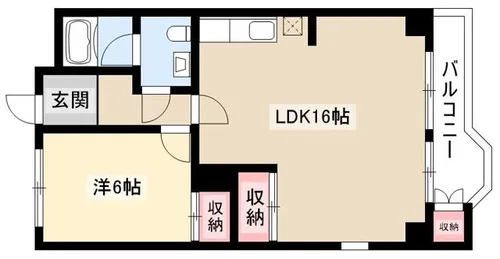 マンション中村【7階】の間取り