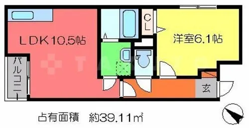 レジデンス北白川【3階】の間取り