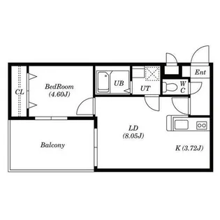 Fairmont Terrace【1階】の間取り