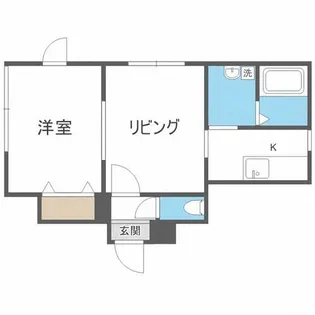 ブリリアントR【402号室】の間取り