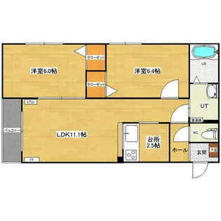 Licheres美園【1階】の間取り