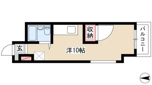 サウスタウン上飯田【4階】の間取り