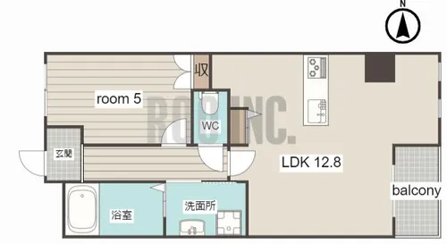 リアライズ呉服町【502号室】の間取り